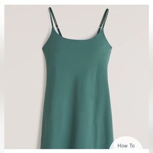 Abercrombie & Fitch green mini traveler dress size small
